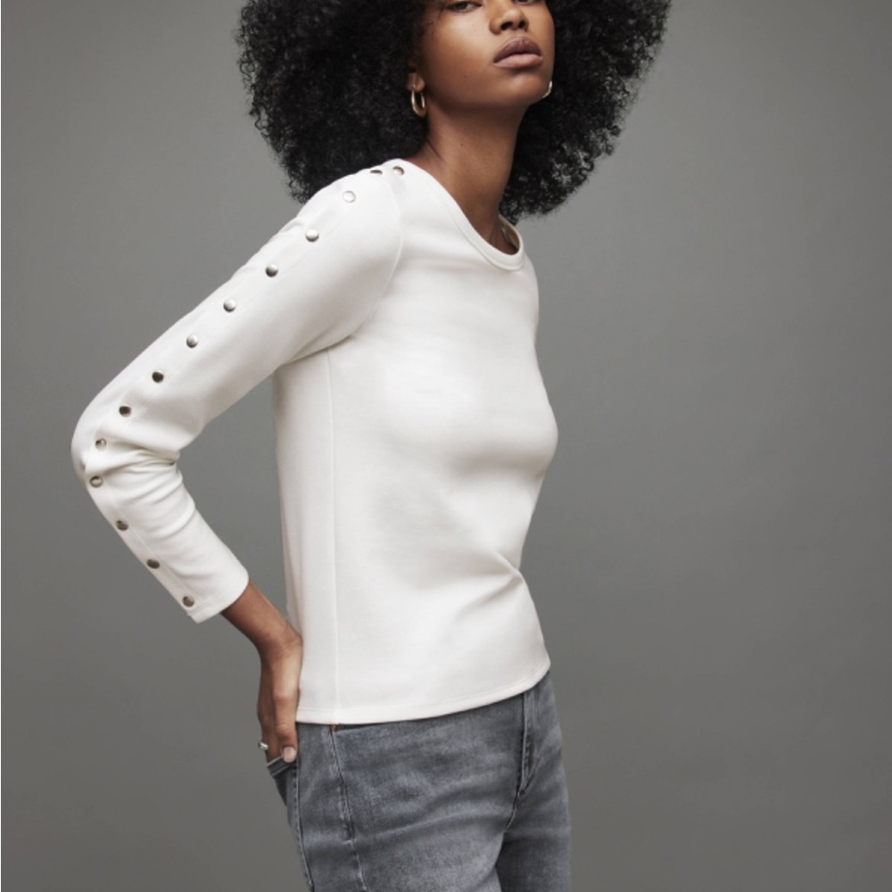 NWOT All Saints Ava LS Top